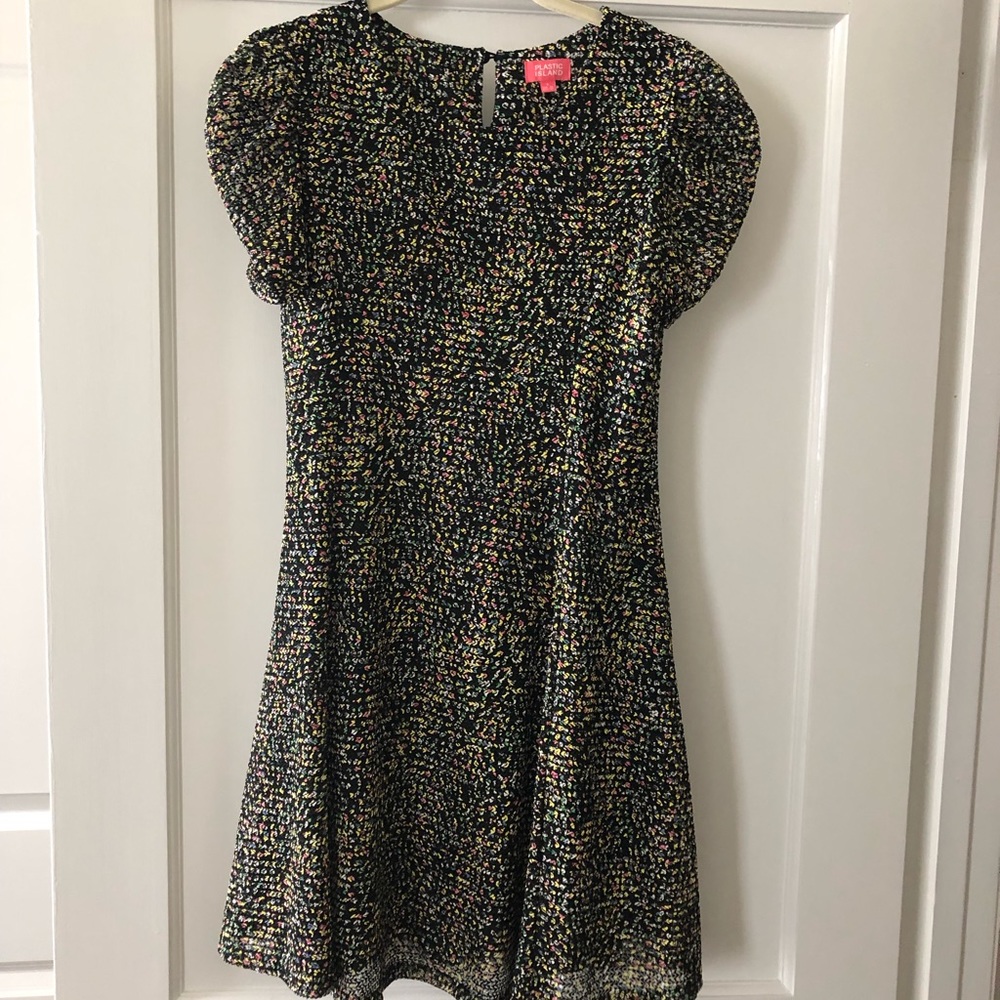 Vintage fun dress multi-color